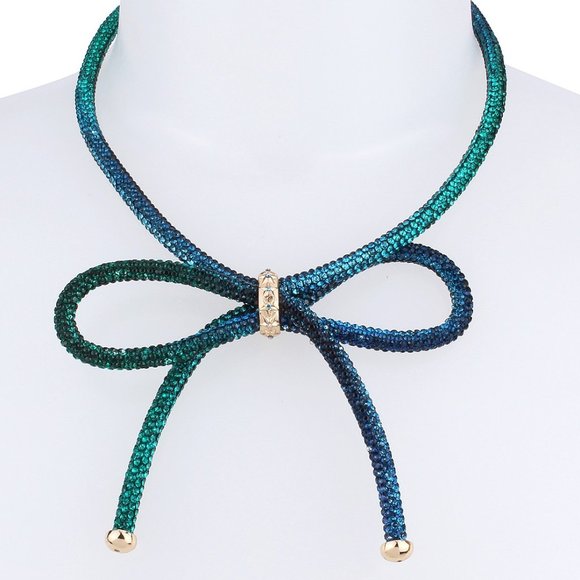 Betsey Johnson Jewelry - Betsey Johnson Mesh Bow Necklace